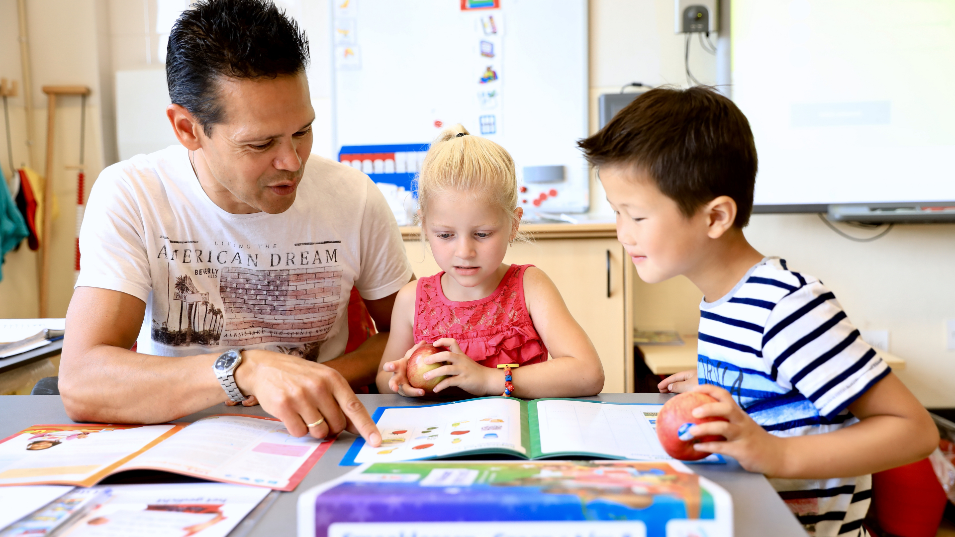 Lesgeven op de basisschool over voedsel