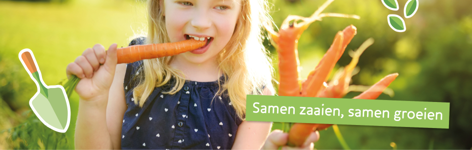 meisje met wortel