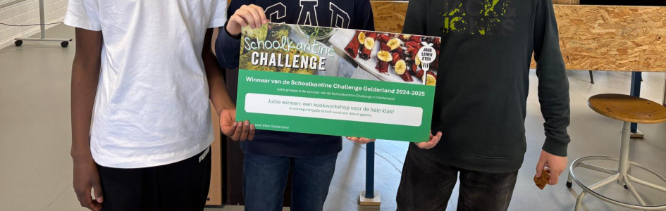 Winnaars Schoolkantine Challenge Gelderland