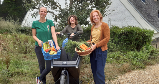 fietsen voor eten